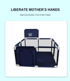 IMBABY – parc carré pour bébé, aire de jeux avec planche de basket-ball, activités pour bébé, grand enfant, barrières de sécurité corral, clôture
