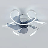 Ventilateur de plafond intelligent avec lumières LED pour chambre à coucher (répété inutilement) avec télécommande et application de contrôle pour salle à manger