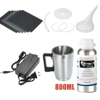 Kit de polissage de phares de voiture 800ML, liquide de restauration de phares, rénovation de phares de voiture, Kit de réparation et de nettoyage, outil Automobile