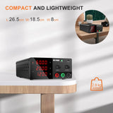 KUAIQU Adjustable Switching DC Power Supply 30V 10A 6A Lab Bench Power Supply 60V 5A 120V 3A Output Preset Current 20A 30A 60A