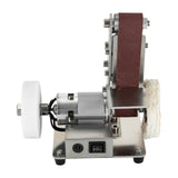 775 moteur Mini ponceuse à bande électrique meuleuse d'établi 304 en acier inoxydable polisseuse de table ponceuse vitesse réglable