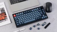 Keychron V1 Max ISO Layout Collection QMK clavier mécanique personnalisé sans fil 2.4 GHz et Bluetooth rétro-éclairé rvb remplaçable à chaud