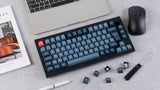 Keychron V1 Max ISO Layout Collection QMK clavier mécanique personnalisé sans fil 2.4 GHz et Bluetooth rétro-éclairé rvb remplaçable à chaud