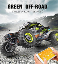 MOULD KING 18002 Voitures Techniques Jouets Le MOC-19517 APP&RC Buggy 4x4 RC Motorisé Modèle de Bloc de Construction en Brique Cadeau de Noël pour Enfants
