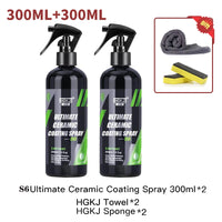 HGKJ S6 voiture revêtement céramique Spray miroir brillant liquide étanche voiture Nano cristal cire hydrophobe Spray peinture soins accessoires