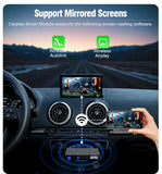 AUTOTOP – Module CarPlay sans fil pour Audi A3 8v Q2 8P 2012 – 2018, système MIB2 MIB, Kits de rénovation automatique Android, caméra inversée Airplay