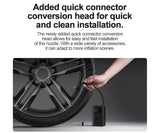 Xiaomi Mijia Compresseur à Air Portatif 2/2D, Gonfleur Pneus Voiture 150PSI (10.5 Bars) avec Lumière LED, 3 Embouts de Gonflage, Electrique Pompe pour Vélo, Moto, Balle