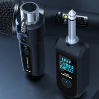 Système sans fil microphone émetteur et récepteur XLR, adaptateur micro sans fil pour table de mixage audio, micro dynamique pour guitare électrique et basse.