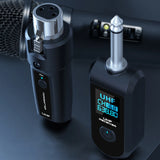 Système sans fil microphone émetteur et récepteur XLR, adaptateur micro sans fil pour table de mixage audio, micro dynamique pour guitare électrique et basse.