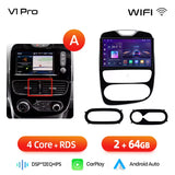 Autoradio Junsun CarPlay Android Auto pour Renault Clio 4 ZOE 2012-2017, système GPS intelligent, stéréo multimédia