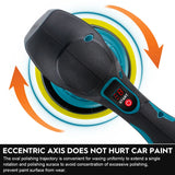 Gami – polisseuse de voiture sans fil, 8 vitesses réglables, pour épilation électrique automatique, ponçage, glaçage, outil électrique adapté à la broche de batterie Makita 18v