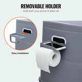 SucceBuy Toilettes portables pour camping Porta Pot avec seau intérieur amovible de 1,3 G Toilettes de voyage pour voyage de camping en plein air
