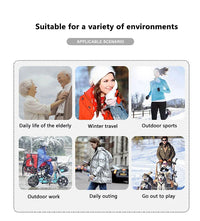 Femmes manteau Intelligent USB chauffage électrique thermique vêtements chauds hiver gilet chauffant grande taille hommes 21 pièces veste chauffante mode