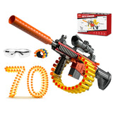 Pistolet jouet VATOS Blaster pour enfants, mode lancer de cartouches, mode tir en chaîne, chargeur 24 fléchettes, manuel, pistolet en mousse, jeu de tir pour garçons de 6 à 8 ans