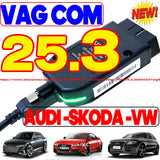 Interface matérielle VCDS Auto.com VAG COM VAG HEX V2 pour VW, Audi, Skoda et Seat (2026 VIN illimités).
