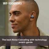 SONY WF-1000XM5 Écouteurs Sans Fil Les Meilleurs Écouteurs Antibruit Bluetooth Autonomie de la Batterie Jusqu'à 24 Heures Connexion Multipoint