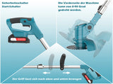 Coupe-bordures sans fil X-COTEC, coupe-bordures sans fil 21 V, 2 batteries de 1,5 Ah, rétractable, pour pelouses, jardins et terrasses