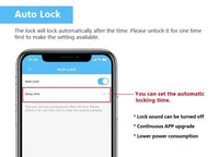 Verrouillage de porte intelligent sans clé numérique avec carte RFID et application TTLock (sans empreinte digitale)
