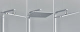 Robinet de douche thermostatique à affichage numérique noir, salle de bains, mitigeur de douche à pluie thermostatique à 4 voies, robinets, étagère et Bidet