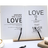 Porte livre bois ajustable
