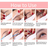 ICONSIGN – Kit de levage de cils, Version améliorée, durée de 6 à 8 semaines, rehausseur de cils, outils de maquillage