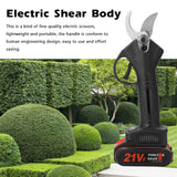 Sécateur électrique sans fil 21V, cisaille efficace pour arbres fruitiers, bonsaï, coupe de Branches, outils d'aménagement paysager