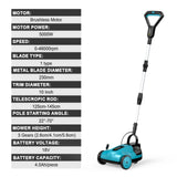 Gismis 10 pouces 46000 tr/min tondeuse à gazon électrique sans brosse tondeuse à gazon sans fil coupe-paes de jardin pour Makita 18V batterie broche