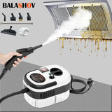 Nettoyeur à vapeur portatif haute température et pression 2500W, climatiseur, hotte de cuisine, Machine de nettoyage à vapeur pour voiture, nettoyage des sols