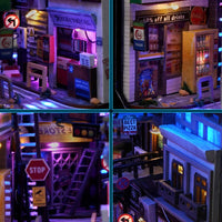 Serre-livre maquette DIY - Cyberpunk