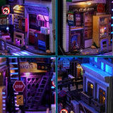 Serre-livre maquette DIY - Cyberpunk