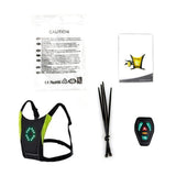 Clignotant de vélo sans fil à LED, gilets de coulée d'iode, télécommande, vélo VTT, vélo de sécurité, émail 30LED