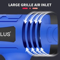 Pistolet à air chaud électronique professionnel pour applications de bricolage industriel, vitesse variable réglable, chauffage rapide de la température, 2000W