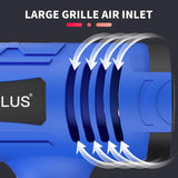 Pistolet à air chaud électronique professionnel pour applications de bricolage industriel, vitesse variable réglable, chauffage rapide de la température, 2000W