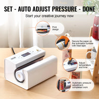 SucceBuy – presse à chaud automatique pour gobelet, presse à chaud pour tasse, gobelets à Sublimation de 11 à 30oz, chauffage rapide, même presse à gobelet avec ruban adhésif