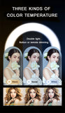 Éclairage de remplissage de photographie LED avec trépied, appareil Photo, cercle de Studio Photo, anneau lumineux pour Selfie, lampe de téléphone, vidéo Youtube