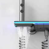 HOfraîchement-Système de douche avec lumières, ensemble de douche en verre du Guatemala, affichage numérique, ensemble de douche de centre commercial en cuivre
