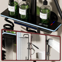 HOfraîchement-Système de douche avec lumières, ensemble de douche en verre du Guatemala, affichage numérique, ensemble de douche de centre commercial en cuivre