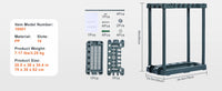 SucceBuy 10 fentes organisateur d'outils de jardin de cour outil à Long manche/frenouille/tour de chambre support de support de rangement pour l'organisation du Garage