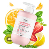 AILKE-Crème éclaircissante pour le corps à la vitamine C et au glutathion, pour unifier le teint de la peau, le cou, les coudes, les ati elles et les jambes