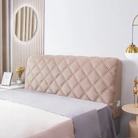 Housse de tête de lit matelassée en velours de haute qualité, tout compris, ultra luxueuse, douce et épaisse, matelassée en peluche courte.