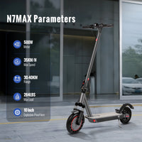 SUNNIGOO N7PRO 350W adulte Scooter électrique avec APP 36V 10.4Ah Escooter 30 km/h Kick Scooter léger longue portée 30km Scooter