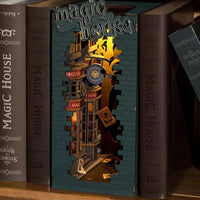 Serre-livre Maquette DIY - Maison Magique avec Éclairage LED