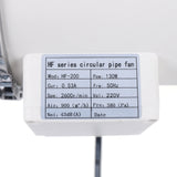 Ø100 150mm 200mm ventilateur de conduit, ventilateurs d'extraction de Ventilation, Ventilation de ventilateur d'extraction de salle de bains pour conduit de cuisine, évents, salle de bains