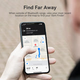 Traqueur intelligent pour trouver mon application portefeuille/vélo, dispositif de rappel Anti-perte, localisateur évalué MFI, traceur Bluetooth intelligent