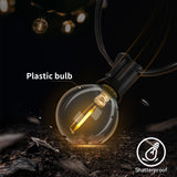 Guirlande lumineuse LED G40, 30M 45M, guirlande lumineuse, féerique, lampadaire extérieur, étanche, rétro, pour décoration de jardin