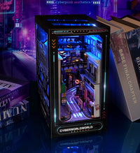 Serre-livre maquette DIY - Cyberpunk