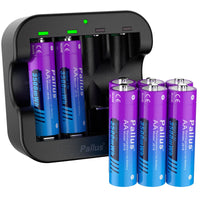 2A Aa 1.5V AA Lithium 3500mWh 1.5v aa Li-ion batterie Rechargeable AA Batteries avec LCD chargeur de batterie intelligent pour pile AA AAA