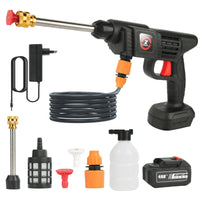 Pistolet à eau haute pression sans fil, producteur de mousse sans fil, lave-auto, machine-outil de jardin domestique automatique, 21V, 50bar