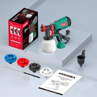 Pistolet à peinture HYCHIKA 1200 ml, 4 buses, 600 W, facile à utiliser, haute qualité, outil électrique