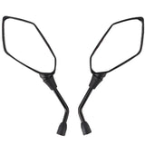 Universel 1 paire 8mm 10mm moto Scooter e-bike poignée barre fin rétroviseurs latéraux électromobile arrière côté convexe miroir